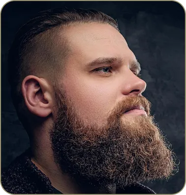 Barbeiro com barba